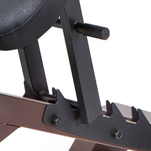 Steelbody Deluxe Utility Weight Bench for Home Gym Weightlifting and Strength Training - color: Grizzly Brown - Adjustable