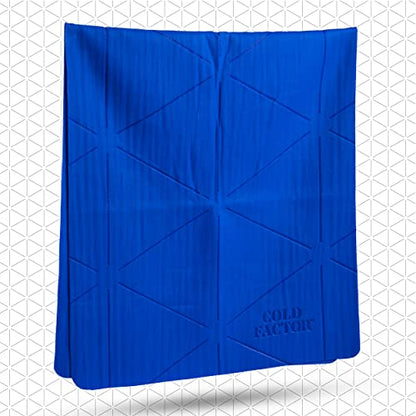 Cooling Towels for Sports, Cooling Neck Wraps – Cold Towel for Running, Workout & Outdoor Use, with UPF 50+-Soft, Chill Pad, Reusable Cooling Neck Towel, 13"x29.5" - 1 Pack (Blue)