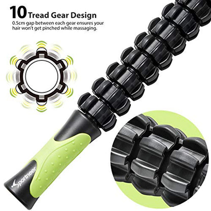 Sportneer Muscle Roller Stick Massage Sticks for Athletes + Deep Tissue Body Massage Stick Tools