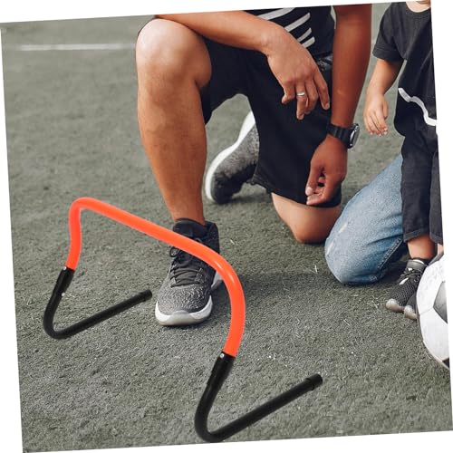 Toyvian Agility Hurdle for Soccer Training Wear-Resistant Professional Track Hurdle Dual Height Settings for Boys and Girls Coordination Drills