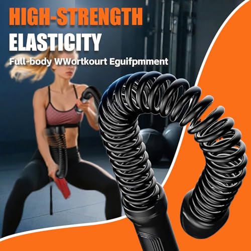 RunBaiNianCordless Battle Rope 2 Pack | Heavy Portable Training Rope for HIIT Cardio and Strength Training Home Gym Equipment for Men and Women