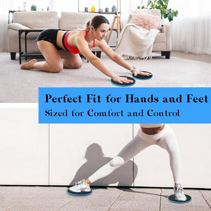 ZILLEEN Exercise Core Sliders for Working Out Workout Pilates Sliders Disc
