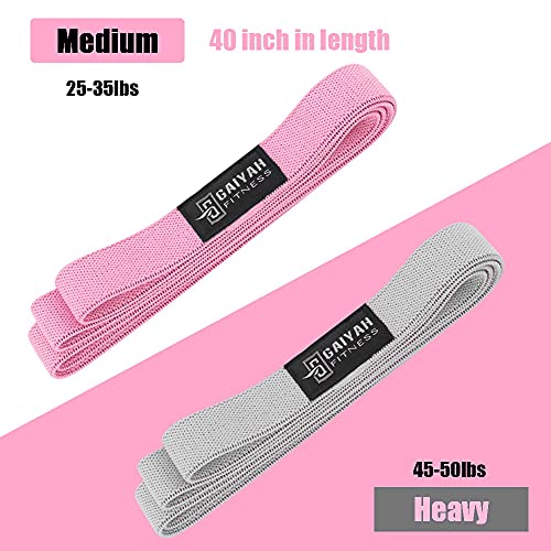 Long Resistance Bands, Fabric Resistance Bands Stretch Bands for Exercise Bands Resistance Bands Set Elastic Resistance Bands for Working Out Women Resistance Bands for Physical Therapy