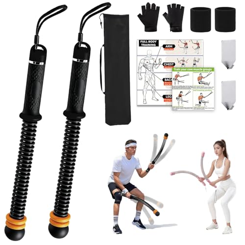 Adjustable Ropeless Battle Ropes, Portable Cordless Workout Rope for Home Gym — HIIT, Strength & Low-Impact Cardio, Variable Resistance, Quiet Training for Men & Women, Include Storage Bag
