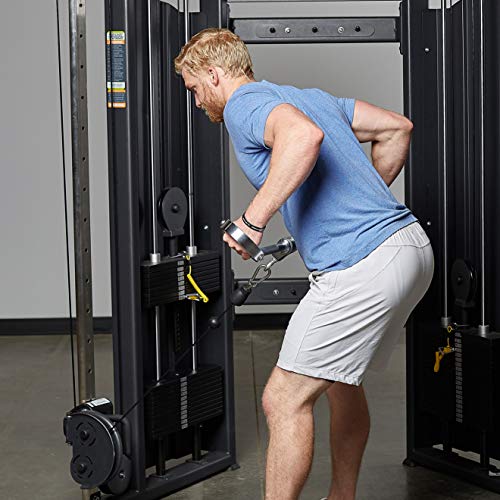 REP Fitness LAT Pulldown and Low Row Cable Machine Attachments and Functional Trainer Attachments – Curl Bar, D-Handle, Ankle Cuff, Tricep Rope, Sports Handle, Straight Bar, Row, Chinning Triangle