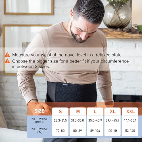 Copper-Infused Back Support Brace – Lightweight Lumbar Belt with 6 Supportive Stays for Lower Back Pain Relief, Muscle Spasms, Strains, Arthritis, and Sciatica – for Men and Women (Medium) - size: Medium