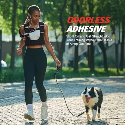 ZELUS Weighted Vest for Women & Men, U-Shaped Running Vest with Arm Pocket - color: Black, size: 12LB