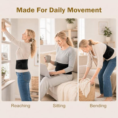 Back Brace for Lower Back Pain for Women&Men,Lumbar Support Belt - size: XS(26-32 in)