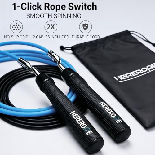 Interchangeable Weighted Jump Rope for Men and Women Fitness - Customizable Mix & Match Skipping Ropes Set, Adjustable, Durable & Versatile | Ideal for Beginners to Pros, Training & Daily Workouts - size: 1/6lb, 1/4lb