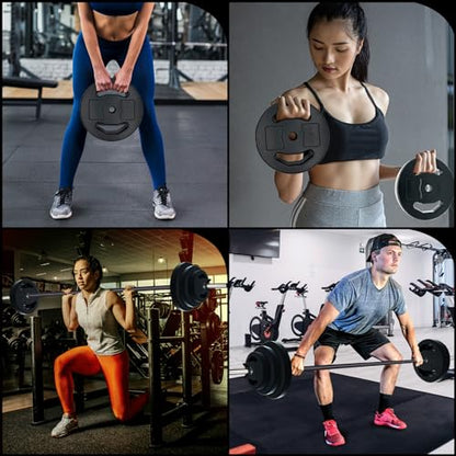 Hipicute Adjustable Barbell Set, 40LB, Black, PU, Padded Grip, 22LB Max Weight, Barbell, Black - color: Black, size: 40LB
