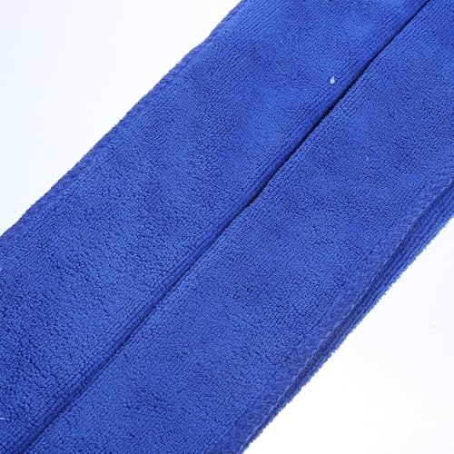 Quick Dry Sports Towel with Hook Loop, Portable Fitness Sweat Towel for Gym, Yoga, Golf – Fast Drying, Lightweight Microfiber in Navy Blue for Travel and Workout