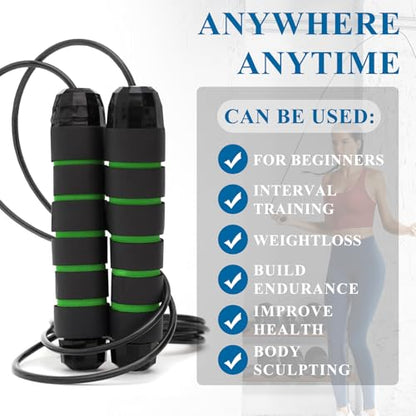 Bulk 40 Pack Speed Jump Ropes, Professional Tangle-Free Skipping Ropes for Exercise & Cardio, Adjustable Foam Handle Ropes for Fitness Clubs, Gyms & Groups - Multi-Color Set