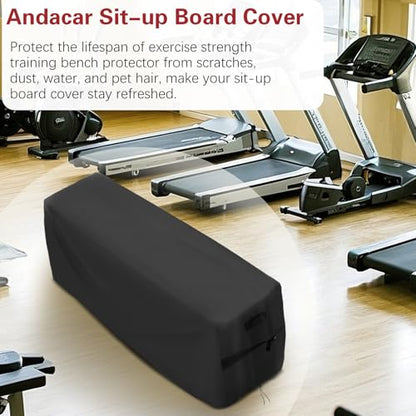 Weight Bench Cover - Exercise Workout Bench Cover Waterproof Protective Covers for Sit-Up Board, Black - size: 45"L×12"W×16"H