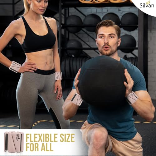 Adjustable Wrist & Ankle Weights for Women & Men, 2 Pieces, 1 lb Each (2 lbs Total), Weighted Bangles for Walking, Running, Yoga, Pilates, Barre, Cardio & Home Workouts - color: beige