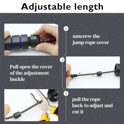 24 Pack Jump Ropes, Tangle-Free Speed Jumping Ropes with Foam Handles for Women Men, Adjustable Skipping Ropes for Fitness Workout Slim Body