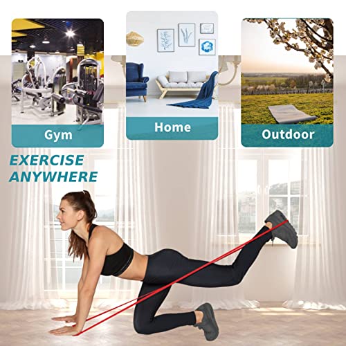 Resistance Band, Pull Up Bands, Pull Up Assistance Bands, Workout Bands, Exercise Bands, Resistance Bands Set for Legs, Working Out, Muscle Training, Physical Therapy, Shape Body, Men Women - color: 0.5-1.7in