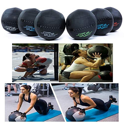 AGYH Soft, Leather Squash Fitness Ball for Easy Grip, Can Strengthen Core Muscles, Aerobic Exercise, Resistance Training，8 Weights Optional (Size : 24LB)