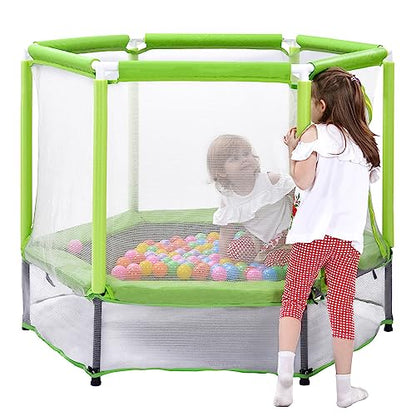 Trampoline, Portable Foldable Trampoline in-Home Mini Rebounder with Adjustable Handle, Exercise Trampoline for Adults, 40" Max Load 330lbs (Green)