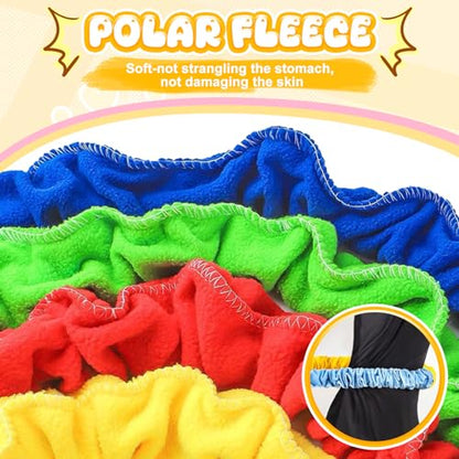 18ft Elastic Fleece Cooperative Stretchy Band Integrations Dynamic Movement Exercise Latex Creative Prop for Group Activities Special Needs Large Motor Coordination - size: 18ft