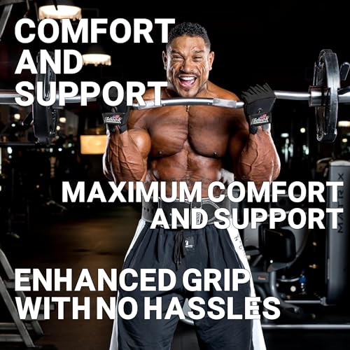 Schiek Sports 715 Premium Gel Lifting Gloves - Exercise Equipment Gloves - size: Large