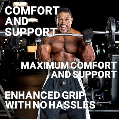 Schiek Sports 715 Premium Gel Lifting Gloves - Exercise Equipment Gloves - size: Small