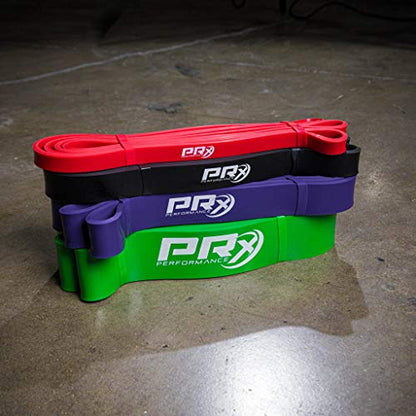PRx Performance - Resistance & Stretch Band - Perfect for Pull-ups, Chin Ups, Muscle Ups, Power Lifting, Physical Therapy, Mobility Bands, Exercise Bands - color: Black