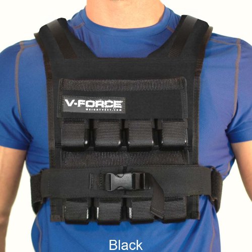 40 lb. Weight Vest for Basketball Training - color: Black