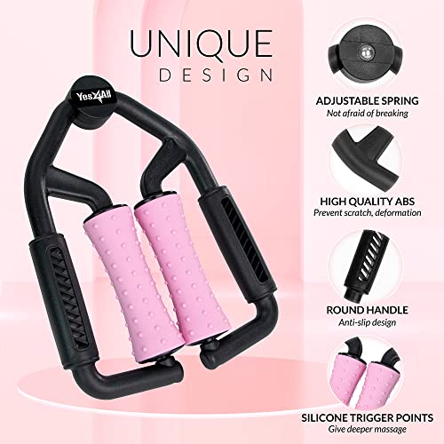 Yes4All Set/Single High-Density Foam Roller/Foam Roller with Rack for Back Pain Relief, Yoga, Exercise, Physical Performance, Muscle Recovery & Deep Tissue Massage - 12, 18, 24, 36 inch