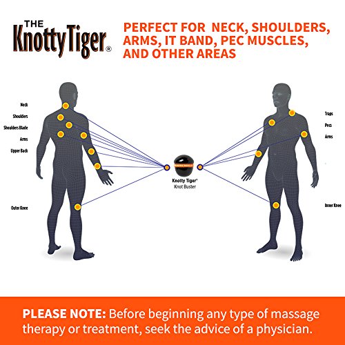 Tiger Tail Knotty Tiger Knot Buster Massage Ball Tool Delivers Elbow Deep Pressure Relieving Hands Fingers Thumbs from Fatigue
