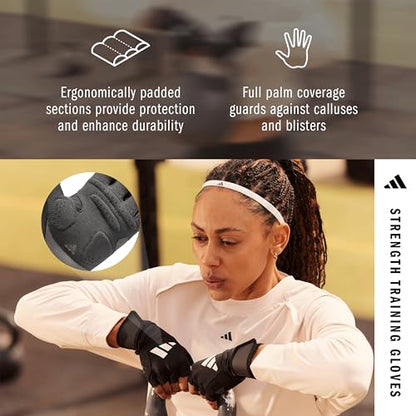 adidas Strength Training Gloves - size: Medium