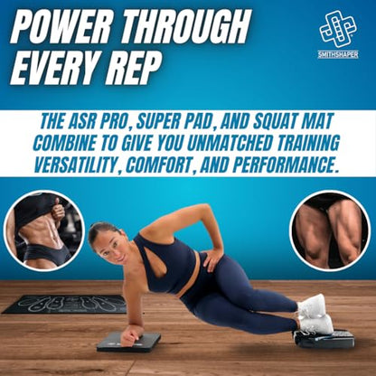 PRO Ab Squat Roller™ Dual Mat Bundle (PRO ASR with a Squat Mat and a Super Pad)