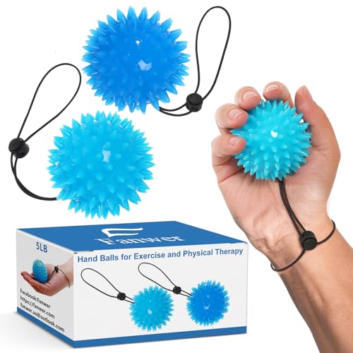 Hand Exerciser Finger Strengthener Balls, Stress Balls Squeeze Balls