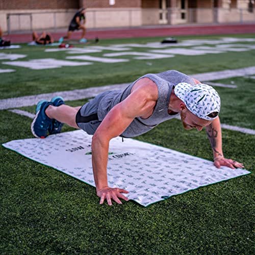 Sprints Athletic Running Towel, Full-Sized, Car Seat Cover - Moisture Wicking (Slow Days Still Count) - color: Slow Days Still Count