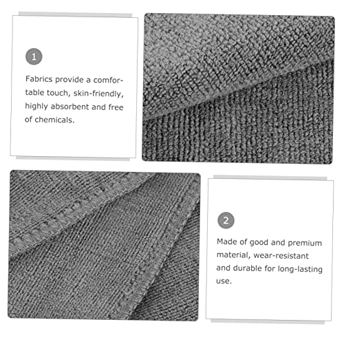Kisangel 2Pcs Quick Dry Microfiber Gym Towels Super Absorbent Sports Sweat Towels for Workout Yoga Travel Camping Fitness with Cooling Function Gray