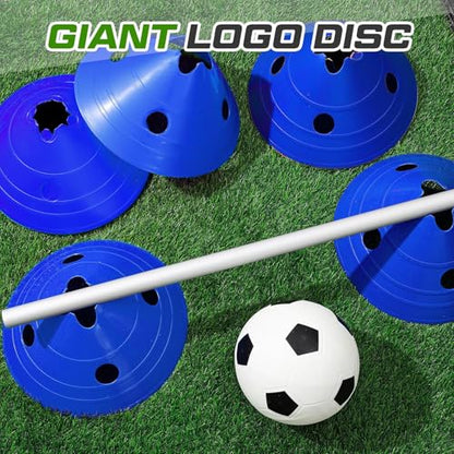 Jumbo Soccer Cones Big Training Disc Cone - color: Blue