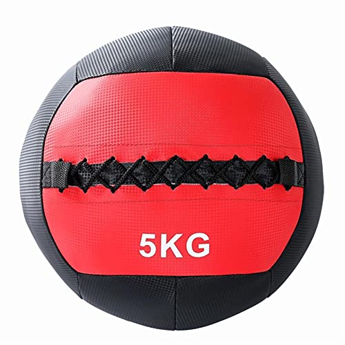 Medicine Ball Slam Ball Wall Ball Artificial Leather Squash Soft Medicine Ball for Strength and Conditioning Exercises Cross Training Cardio and Core Workouts (Size : 9KG/19.8LB)