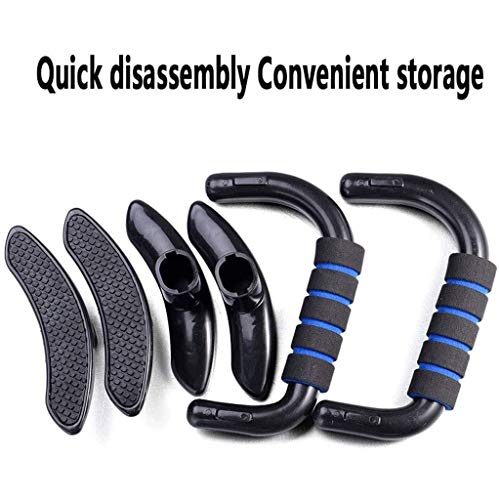 Pushup Bars Handles, Push Up Stand with Cushioned Foam Grip and Non-Slip Rubber Base Home Workout Equipment, Black