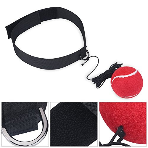 Boxing Fight Ball Reflex, Boxing Ball with Headband Trainer Fitness Equipment Reflex Headband Hand Eye Coordination Accesorios para Entrenar Reflex