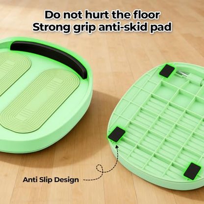 Calf stretcher slant board, 15-Level Adjustable Slant Board for Plantar Fasciitis, Shin Splints & Achilles Tendonitis, Lightweight Ankle Stretch Board for Home Gym or Travel - color: Green