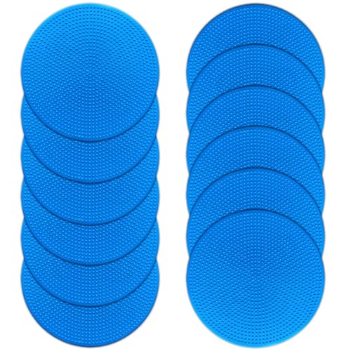 Poly Spot Markers 4inch/9 inch Non-Slip Rubber Agility Markers Flat Field Cones Floor Dots for Football, Soccer, Basketball Training Markers, School Activities, Exercise Drills, Social Distancing