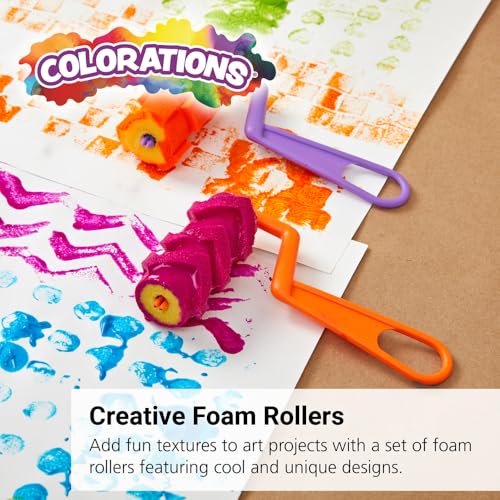 Colorations COOLROLL Cool Designs Foam Rollers (Pack of 12)