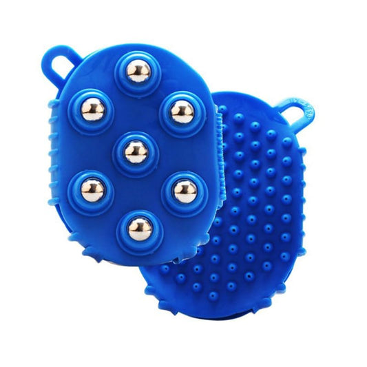 Lymphatic Massage Gloves Meridian Massage Rollers with 7 Metal Balls Handheld Body Massager for Relieving Pain Muscle Soreness Cellulite