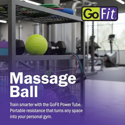 GoFit 5 Inch Massage Ball - Muscle Pain Management, Green