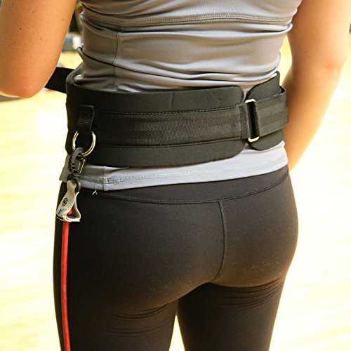 THERABAND Resistance Band Waist Belt Resistance Trainer, Attachment for Resistance Bands and Tubing, Fitness Training for Quicker Hands, Faster Feet, Toning Muscles, Speed and Agility Training - size: Small-Medium