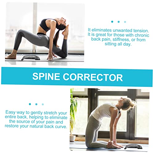 Lumbar Stretcher for Relief Ergonomic Spine Deck Relax and Stretch Your for Home Use Supports Natural Spine Curvature