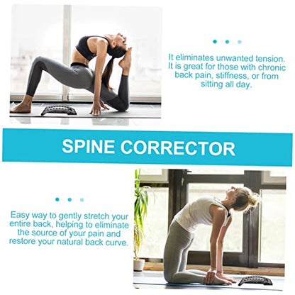 Lumbar Stretcher for Relief Ergonomic Spine Deck Relax and Stretch Your for Home Use Supports Natural Spine Curvature