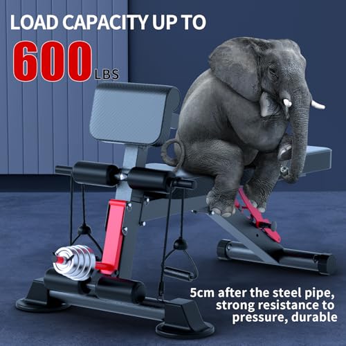 K KiNGKANG Adjustable Weight Bench,1050 lbs Foldable Workout Bench with 8 Back Positions, Incline Decline Flat Exercise Bench for Home Gym Full Body Strength Training