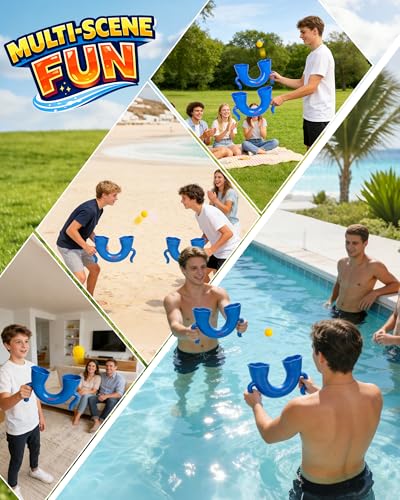 Juggling Skill Game with Upgraded U-Shaped Tube, 3 Solid Practice Balls, Beginner-Friendly Hand-Eye Coordination Challenge Toy for Indoor and Outdoor Play
