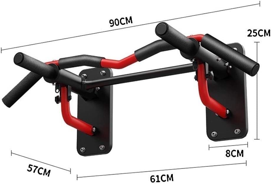 Pull Up Bar, Wall Mounted Strength Training Pull-UP Bars, Heavy Duty Chin Up Bar Wall Mount with Exercise Bands, Max Weight 660 LBS