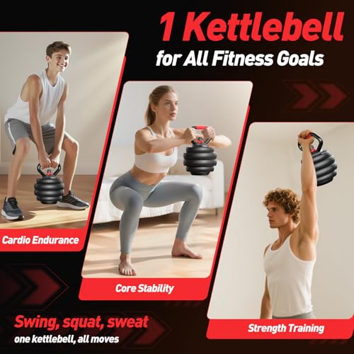 FITPLAM Adjustable dumbbell set,20/35/45/55/70/90lbs Free Weights set with upgraded nut, 5 in 1 Weight Set Used as Kettlebells, Barbell, Push up Stand, Fitness Exercise for Home Gym Suitable Men/Women - style: 20LB Total (10LB Each)